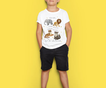 Calm Happy Kids - T-Shirt mit Affirmationen für Kinder (5-14J)