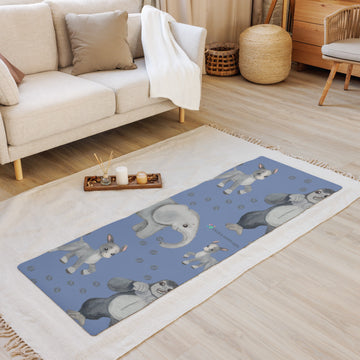 Calm Happy Kids - Kinder Yoga Matte Blau
