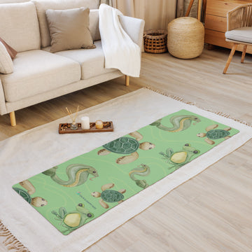 Calm Happy Kids - Kinder Yoga Matte Grün