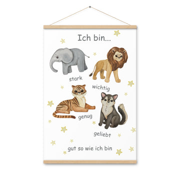 Affirmationen Poster für Kinder