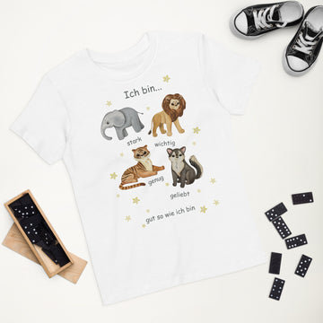 Calm Happy Kids - T-Shirt mit Affirmationen für Kinder (5-14J)