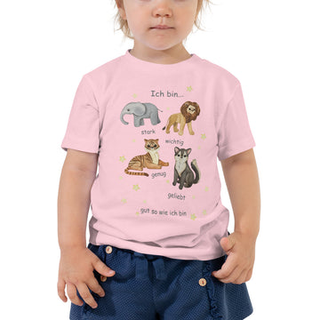 Calm Happy Kids - T-Shirt mit Affirmationen für Kleinkinder (2-5J)