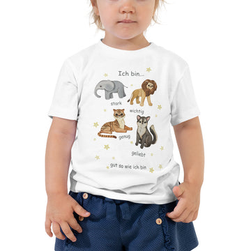 Calm Happy Kids - T-Shirt mit Affirmationen für Kleinkinder (2-5J)