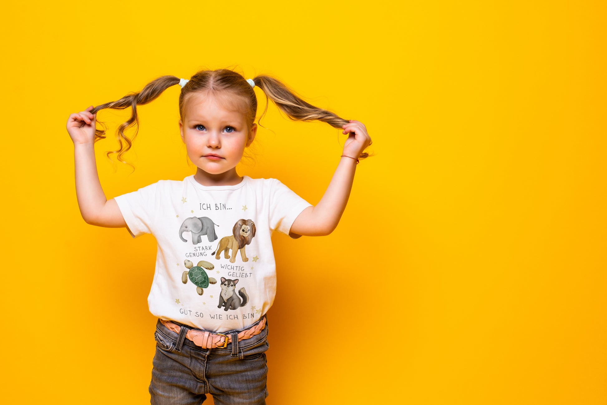 Calm Happy Kids - T-Shirt mit Affirmationen für Kleinkinder (2-5J)