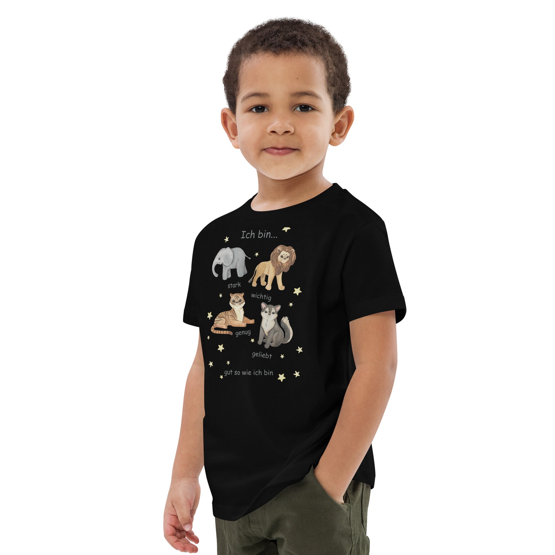 Calm Happy Kids - T-Shirt mit Affirmationen für Kinder (5-14J)